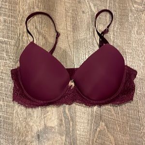 Maroon bra